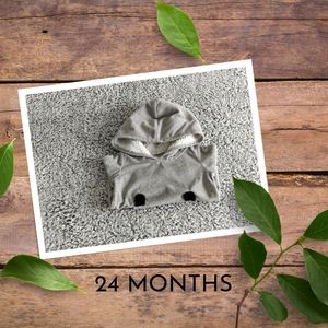Carter's 24 Months Baby Girl Gray Hoodie